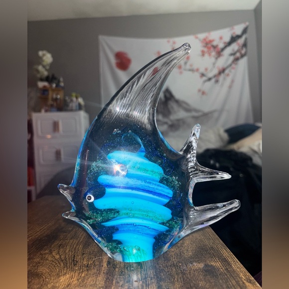 Murano Other - Murano art blown fish sculpture